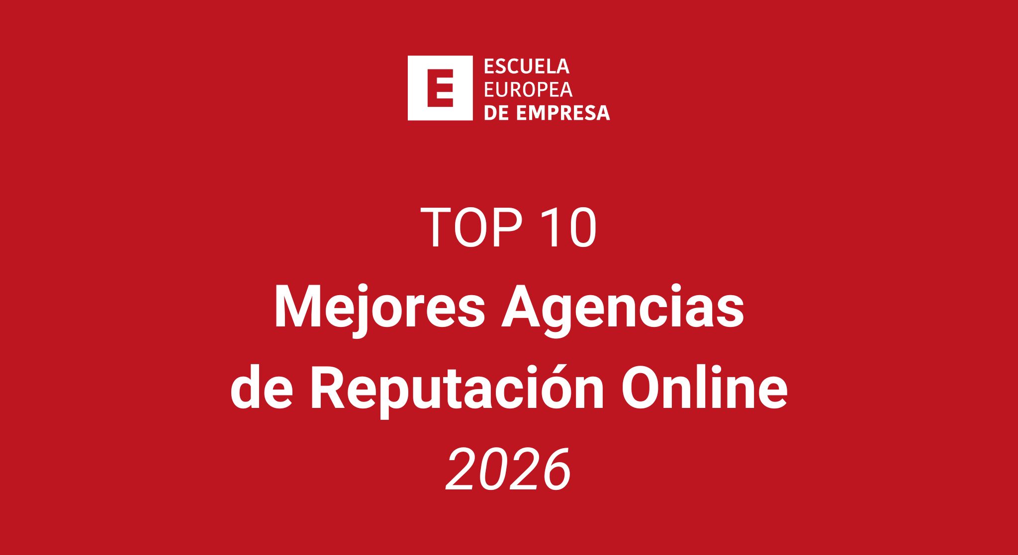 mejores agencias de reputacion online 2026