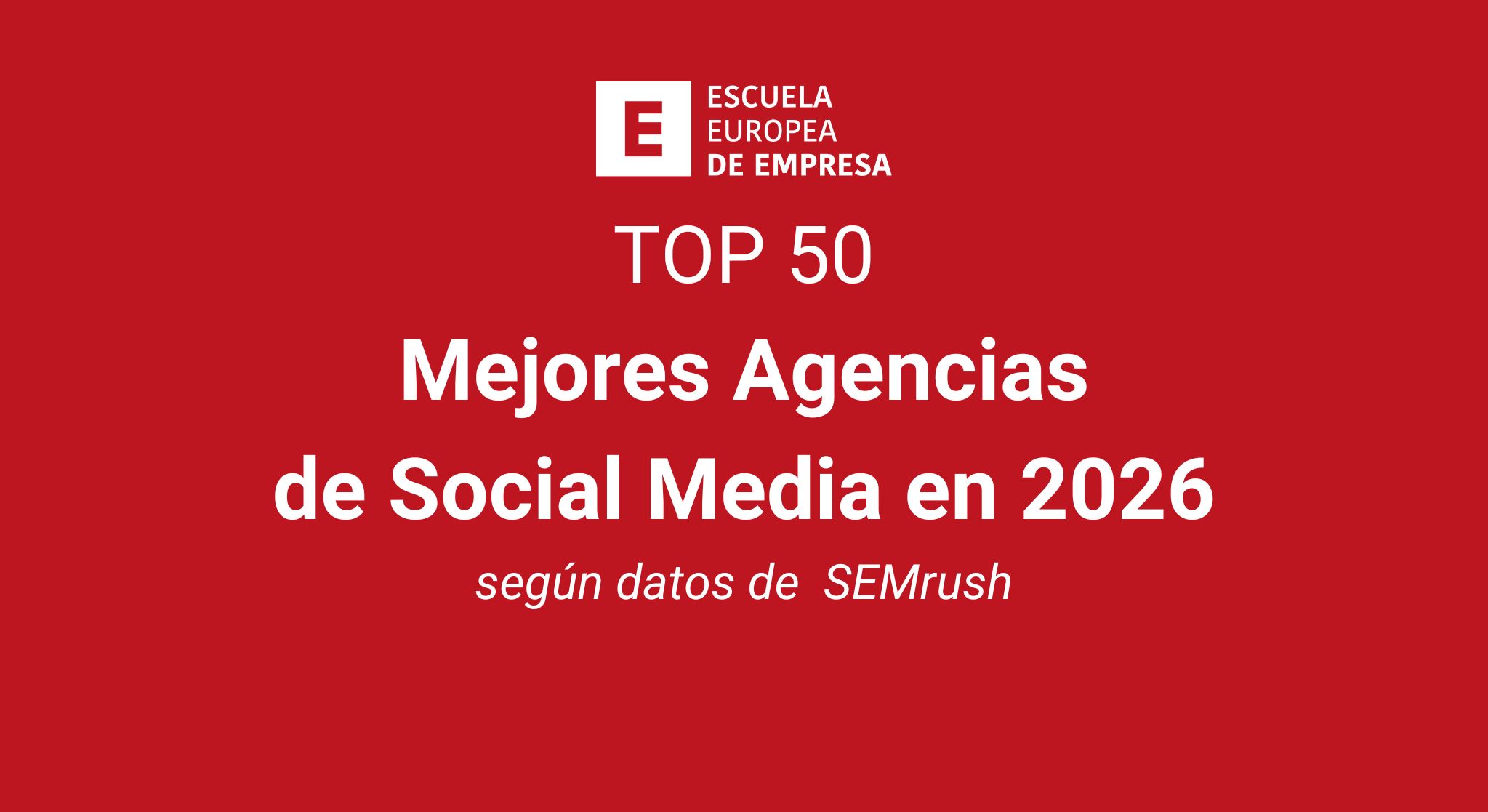 top 50 mejores agencias de social media 2026